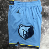 2023 Grizzlies Light Blue  NBA Pants