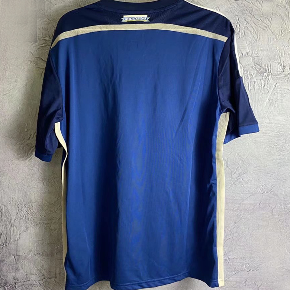 Retro 2014 Argentina Away Soccer Jersey