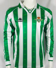 1995-1997 R BTS Home Retro Long Sleeve Soccer Jersey