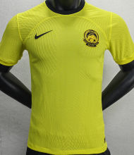 2022/23 Malaysia Home Yellow Player Version Soccer Jersey 马来西亚