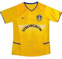 2002/03 Leeds United Third Yellow Retro Soccer Jersey
