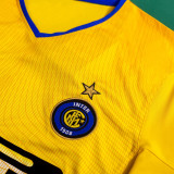 2002/03 In Milan Third Yellow Retro Soccer Jersey