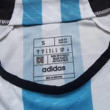 CAMPEONES DEL MUNDO 3 Stars Argentina Player Version Jersey (3 Stars 3星) ★★