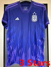 2022/23 Argentina 1:1 Quality Away Fans Jersey  (3 Stars 3星)