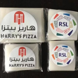 هاري بيتزا HARRY'S PIZZA  Al Nassr Rubber Patch 2023 利雅得胜利袖章 (You can buy it alone OR tell us which jersey to print it on. )