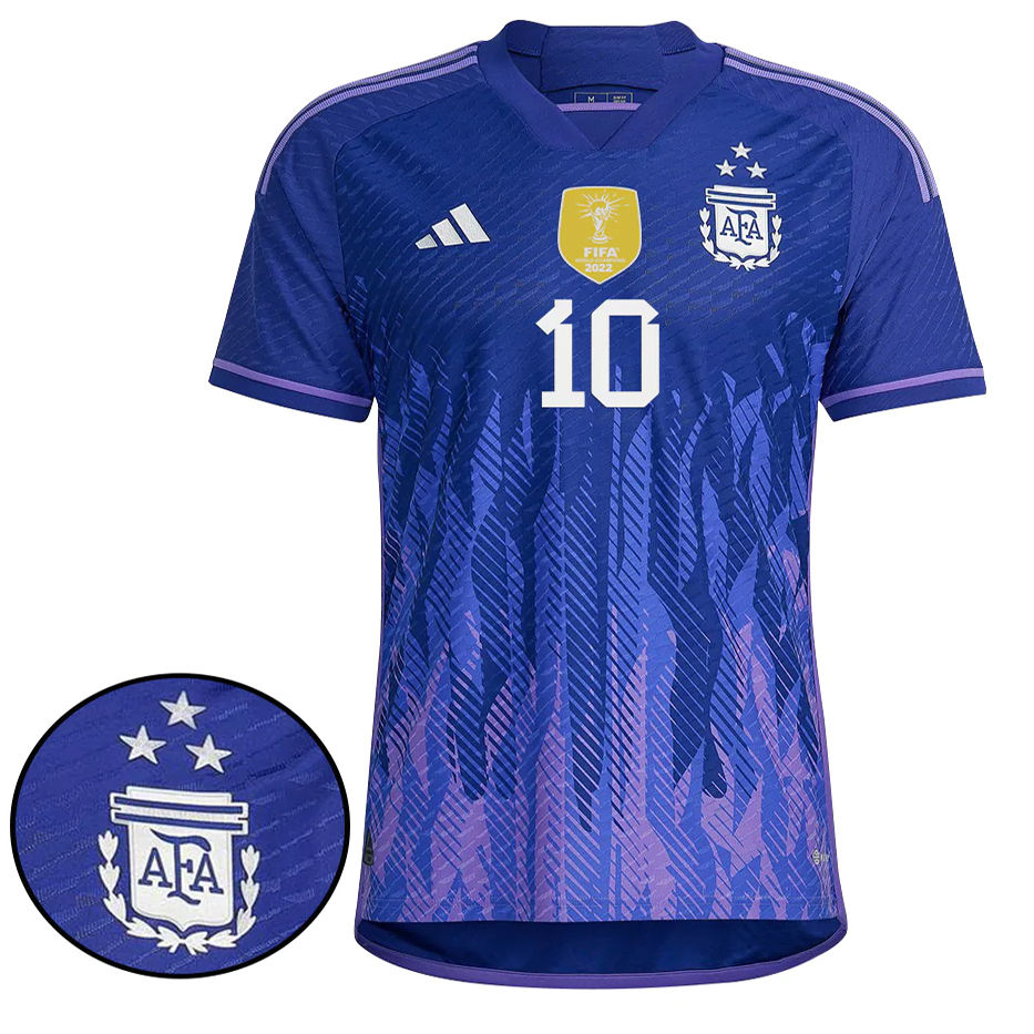 ARGENTINA 3 STAR WOMEN JERSEY 2022-23 MESSI