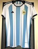 MESSI #10 Signature Version Argentina 1:1 Home Fans Jersey (3 Stars 3星 1字签名版)