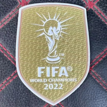 橡胶 (Rubber) FIFA WORLD CHAMPIONS 2022 Rubber Patch  2022 (You can buy it alone OR tell us which jersey to print it on.)橡胶世界杯金杯