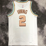 Cleveland IRVING #2 White City Edition NBA Jerseys