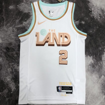 Cleveland IRVING #2 White City Edition NBA Jerseys