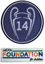 14 UEFA Champion League New Sleeve Badge 14字杯  (You can buy it alone OR tell us which jersey to print it on. )