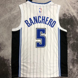 2023 Magic BANCHERO #5 White NBA Jerseys