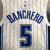 2023 Magic BANCHERO #5 White NBA Jerseys
