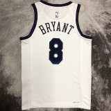 2023 Lakers BRYANT #8 White City Edition NBA Jerseys