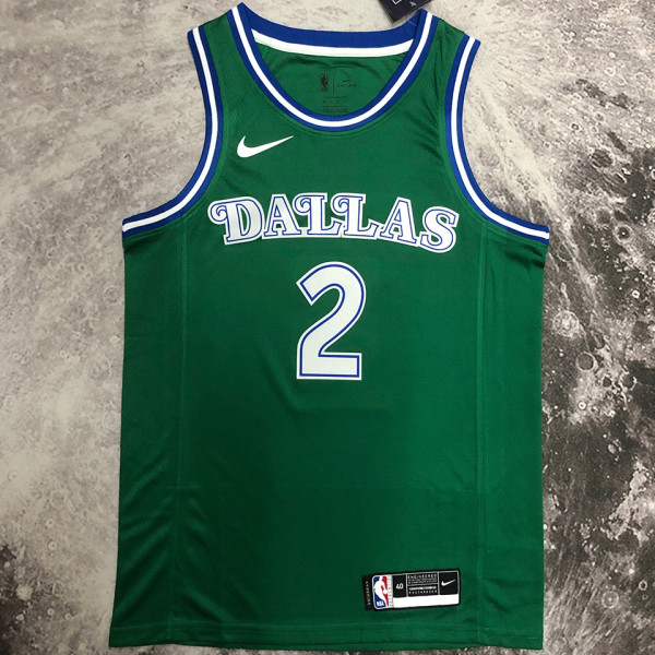 2023 Mavericks IRVING #2 Green Retro NBA Jerseys