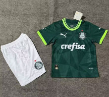 2023/24 Palmeiras Home Green Kids Soccer Jersey