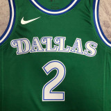 2023 Mavericks IRVING #2 Green Retro NBA Jerseys