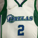 2023 Mavericks IRVING #2 White City Edition  NBA Jerseys