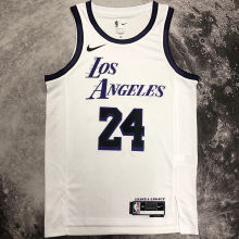 2023 Lakers BRYANT #24 White City Edition NBA Jerseys