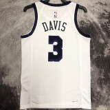 2023 Lakers DAVIS #3 White City Edition NBA Jerseys