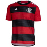 2023/24 Flamengo Home Kids Soccer Jersey