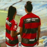 2023/24 Flamengo Home Kids Soccer Jersey