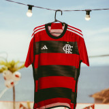 2023/24 Flamengo Home Kids Soccer Jersey