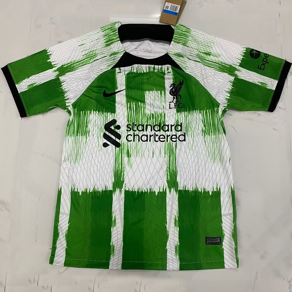 lfc green and white kit