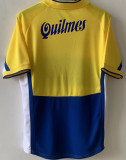 2001 Boca Away Yellow Retro Soccer Jersey