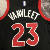 2023 Toronto Raptors VANVLEET #23 Black NBA Jerseys