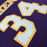 1999/00 Lakers ONEAL #8 purple Retro NBA Jerseys热压