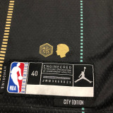 2023 Hornets  BALL #12 Black City Edition NBA Jerseys