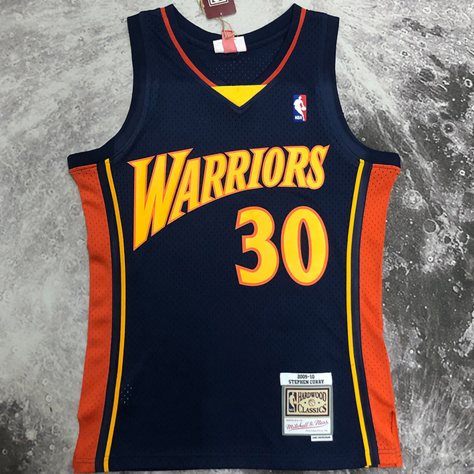 Warriors CURRY #30 Blue Kids NBA Jersey 热压