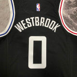Clippers WESTBROOK #0 Black City Edition NBA Jerseys