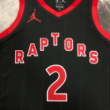 2023 Toronto Raptors LEONARD #2 Black NBA Jerseys
