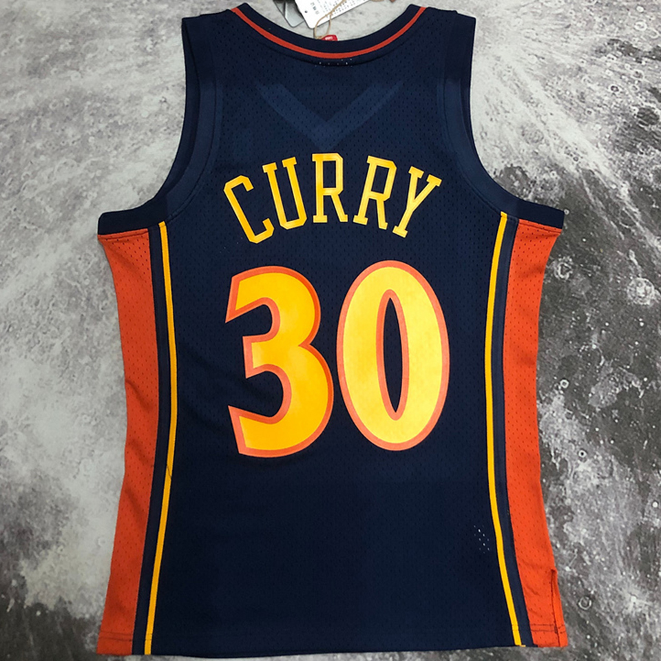 Warriors CURRY #30 Blue Kids NBA Jersey 热压