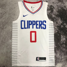 Clippers WESTBROOK #0 White NBA Jerseys