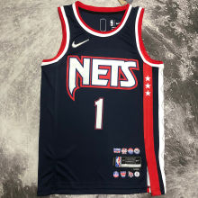 Nets BRIDGES #1 Black City Edition NBA Jerseys