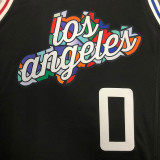 Clippers WESTBROOK #0 Black City Edition NBA Jerseys