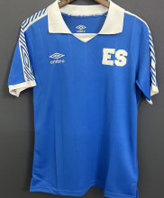 2023 EL Salvador Home Blue Fans Soccer Jersey