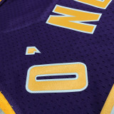 1999/00 Lakers ONEAL #8 purple Retro NBA Jerseys热压