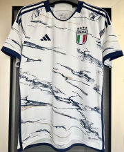 2023/24 Italy 1:1 Qualit Away White Fans Soccer Jersey
