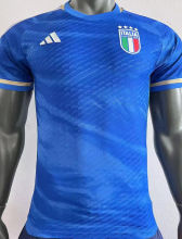 2023/24 Italy Home Blue Player Version Soccer Jersey