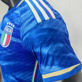 2023/24 Italy Home Blue Player Version Soccer Jersey