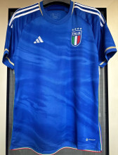 2023/24 Italy 1:1 Quality Home Blue Fans Soccer Jersey