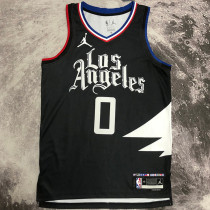 2023 Clippers WESTBROOK #0 Black NBA Jerseys