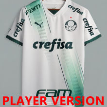 2023/24 Palmeiras Away White Player Version Jersey (All Sponsor 球员版全广告)