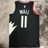 2023 Clippers WALL #11 Black NBA Jerseys