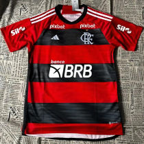 2023/24 Flamengo 1:1 Qualit Home Fans Jersey (All Sponsor 全广告)