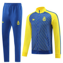2023 Al Nassr Blue Yellow Jacket Tracksuit